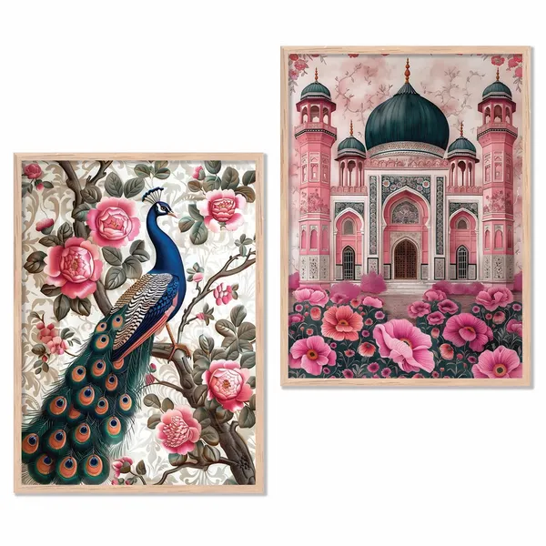 https://d1311wbk6unapo.cloudfront.net/NushopCatalogue/tr:f-webp,w-600,fo-auto/6655aea102d8dc3ec1409c18/cat_img/Rajasthani_Painting_with_Frame_for_Home_Decoration___Madhubani_Art_Place_Poster_for_Living_Room_Bedroom_Room_Wall_Decor___Pack_of_2__13_x_17inch__EO61W34JBO_2024-08-21_1.jpg__Acme Creations