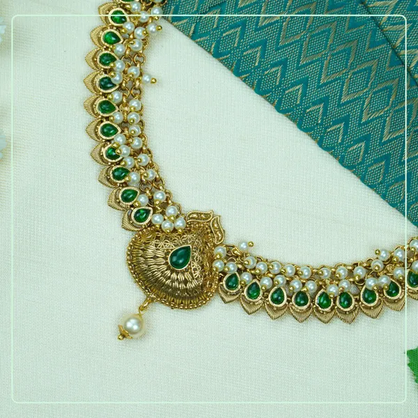 Multicolor_Alloy_Premium_Earring_&_Necklace_Set_|_South_Indian_Jewellery
