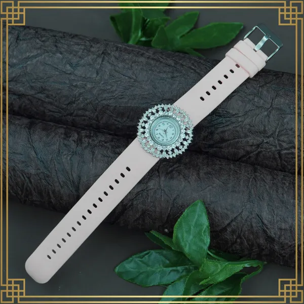 Pink_Women'S_Dial_Analog_Round_Watch
