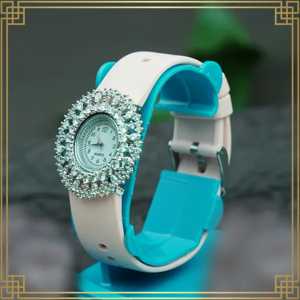 Pink_Women'S_Dial_Analog_Round_Watch