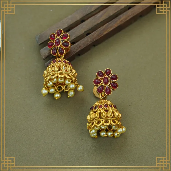 Maroon_Alloy_Premium_Earring_&_Necklace_Combo_Set_|_South_Indian_Jewellery