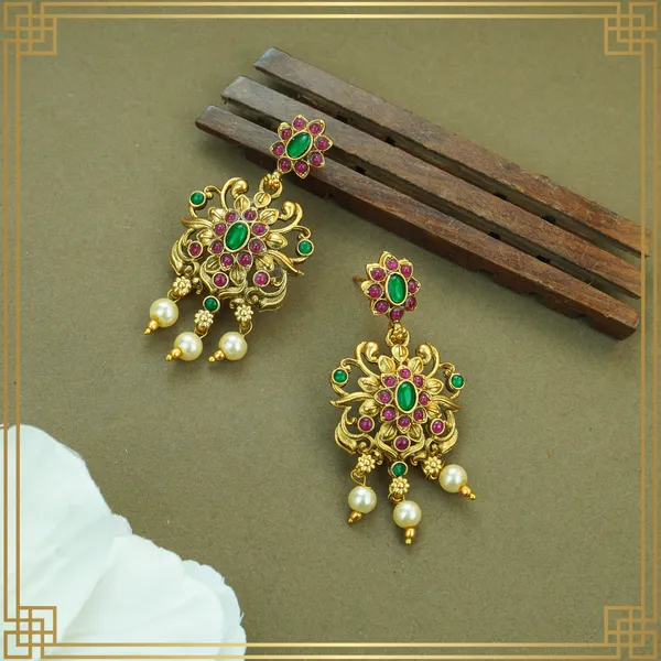 Multicolor_Alloy_Premium_Earring_&_Necklace_Combo_Set_|_South_Indian_Jewellery