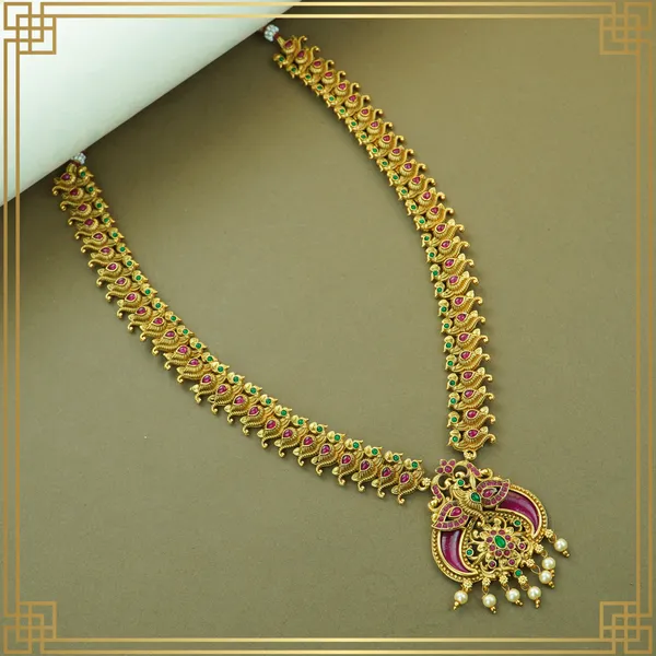 Multicolor_Alloy_Premium_Earring_&_Necklace_Combo_Set_|_South_Indian_Jewellery