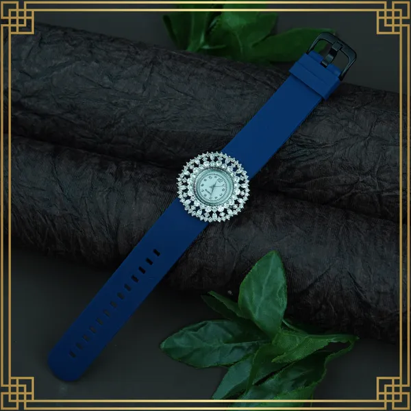 Navy_Blue_Women'S_Dial_Analog_Round_Watch