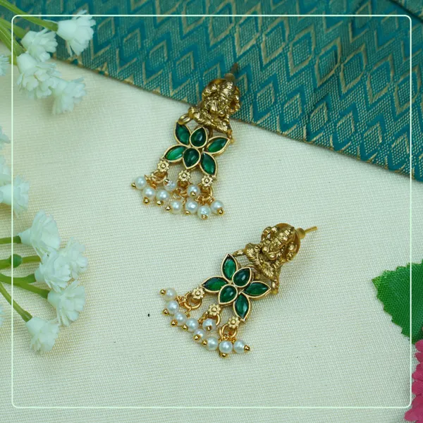 Multicolor_Alloy_Premium_Earring_&_Necklace_Set_|_South_Indian_Jewellery