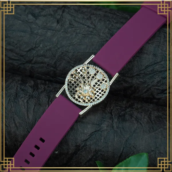 Red_Wrist_Watch_Style_Rose_Gold_Plated_Bracelet_-_Perfect_Gift_For_Her