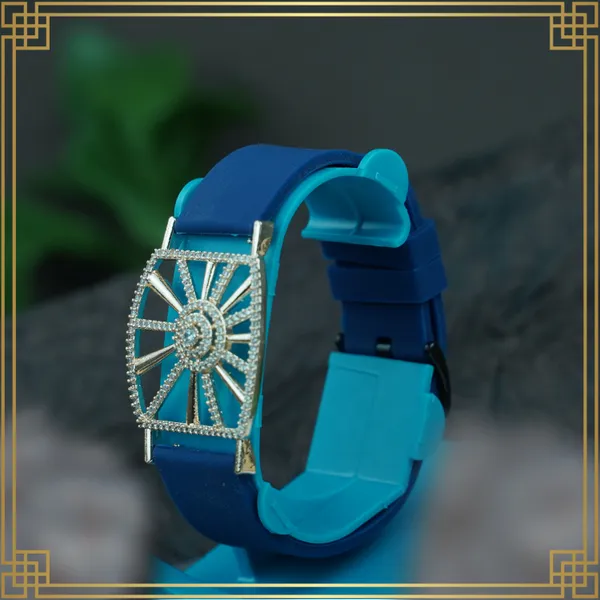 Navy_Blue_Wrist_Watch_Style_Rose_Gold_Plated_Bracelet_-_Perfect_Gift_For_Her