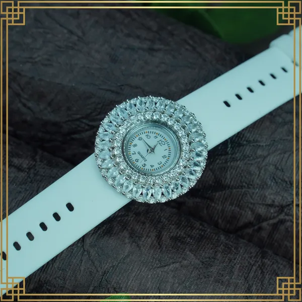 Sky_Blue_Women'S_Dial_Analog_Round_Watch