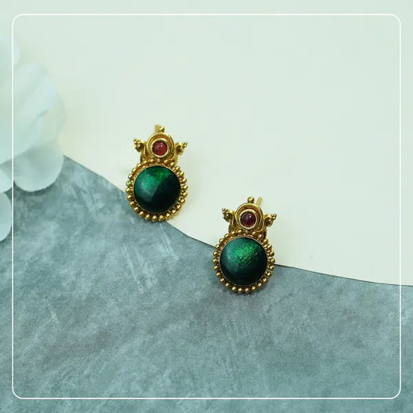 Palakka_Enamel_&_Kemp_Everyday_Necklace__Lightweight_South_Indian_Elegance