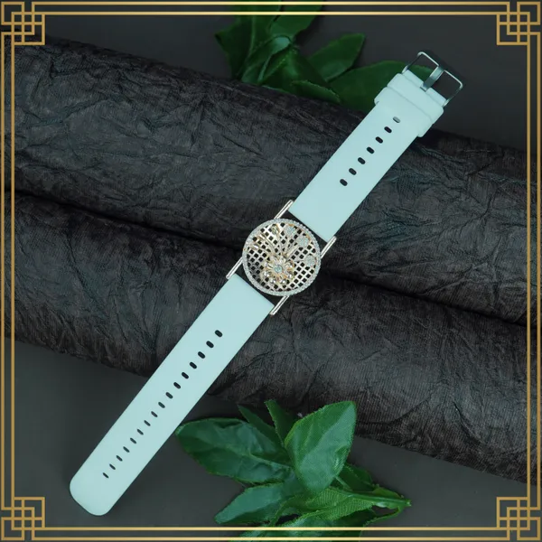 Sky_Blue_Wrist_Watch_Style_Rose_Gold_Plated_Bracelet_-_Perfect_Gift_For_Her