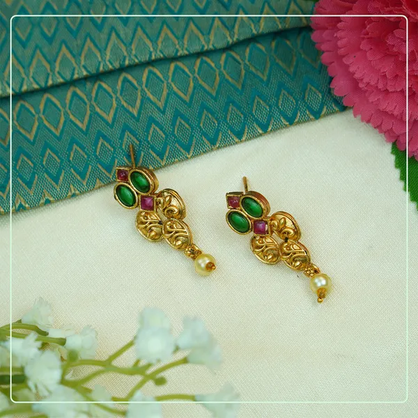 Multicolor_Alloy_Premium_Earring_&_Necklace_Set_|_South_Indian_Jewellery