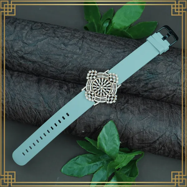 Blue_Wrist_Watch_Style_Rose_Gold_Plated_Bracelet_-_Perfect_Gift_For_Her