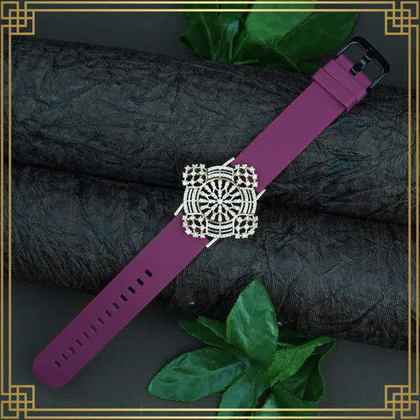 Red_Wrist_Watch_Style_Rose_Gold_Plated_Bracelet_-_Perfect_Gift_For_Her
