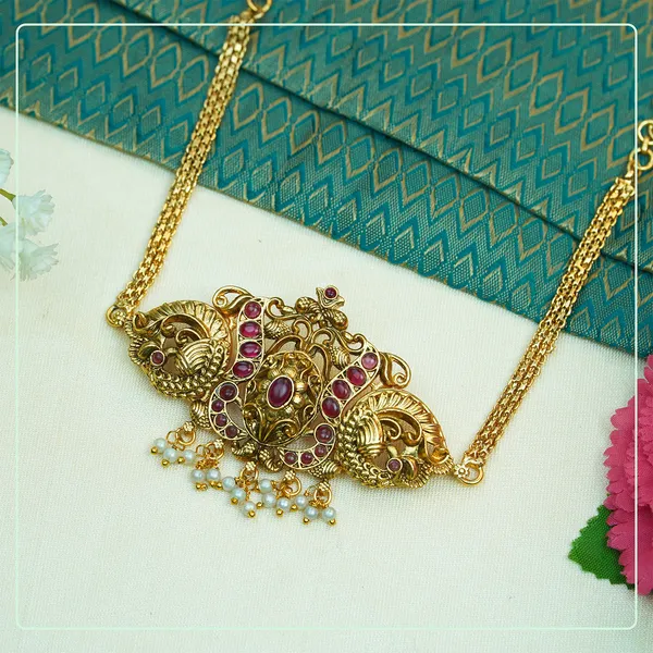 Multicolor_Alloy_Premium_Earring_&_Necklace_Set_|_South_Indian_Jewellery