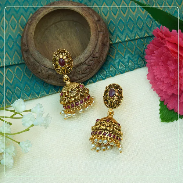 Multicolor_Alloy_Premium_Earring_&_Necklace_Set_|_South_Indian_Jewellery