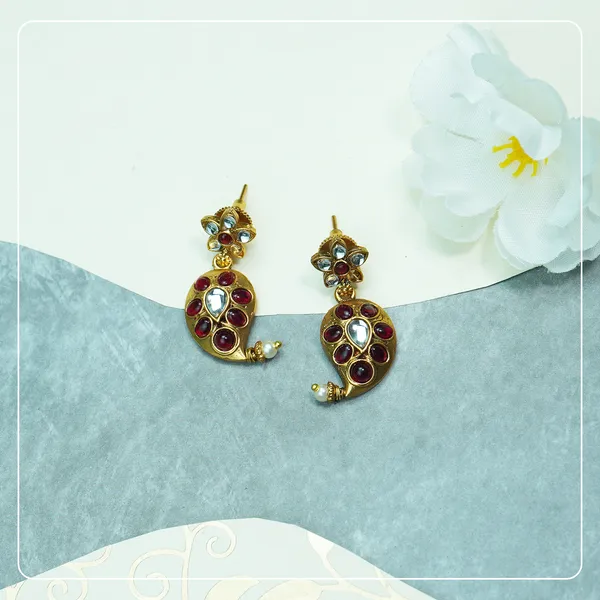 Multicolor_Alloy_Premium_Earring_&_Necklace_Set_|_South_Indian_Jewellery