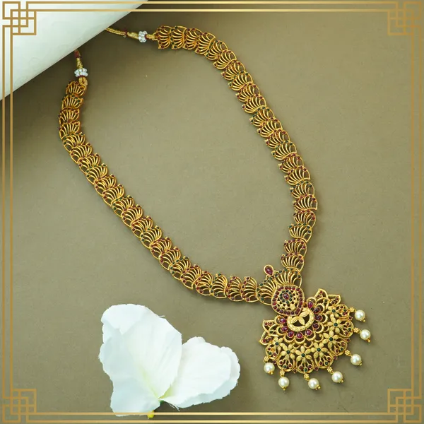 Multicolor_Alloy_Premium_Earring_&_Necklace_Combo_Set_|_South_Indian_Jewellery