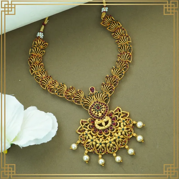 Multicolor_Alloy_Premium_Earring_&_Necklace_Combo_Set_|_South_Indian_Jewellery