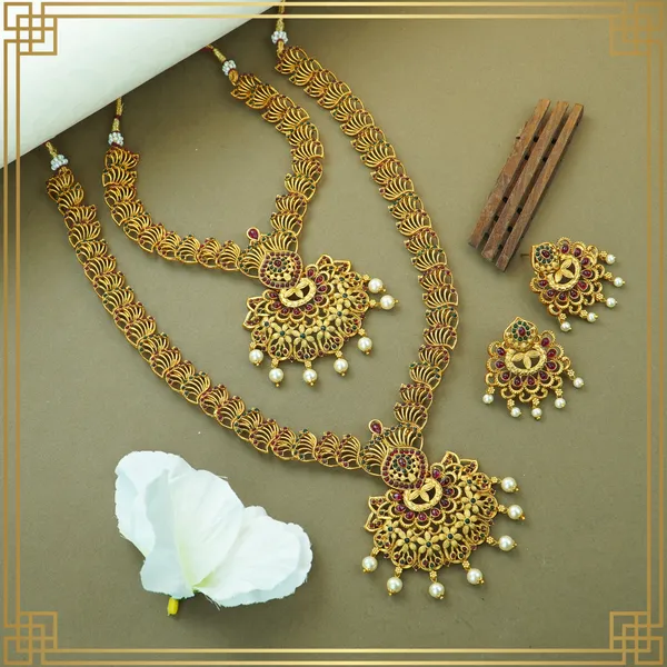 Multicolor_Alloy_Premium_Earring_&_Necklace_Combo_Set_|_South_Indian_Jewellery