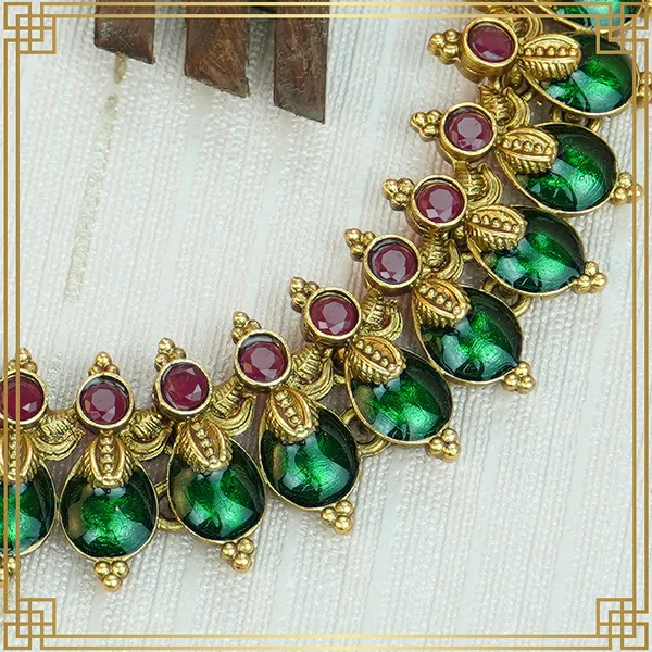 Jewellery_For_Every_Occasion_Enamel_Necklace_Set_|_South_Indian_Jewellery