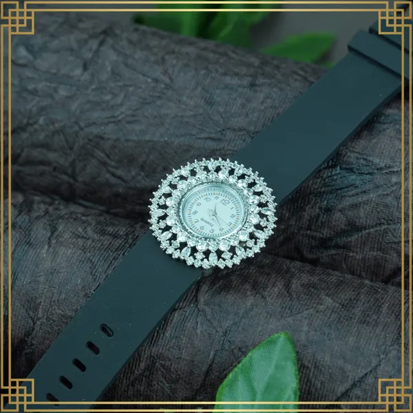 Dark_Green_Women'S_Dial_Analog_Round_Watch