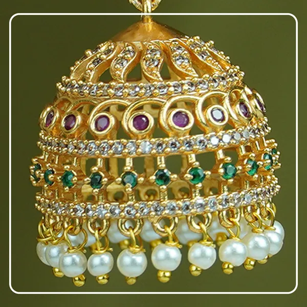 Jyotirvi__Premium_Brass_Jhumka_with_CZ_&_AD_Stonework_|_Divine_Festive_Collection_by_Pinak_Jewel