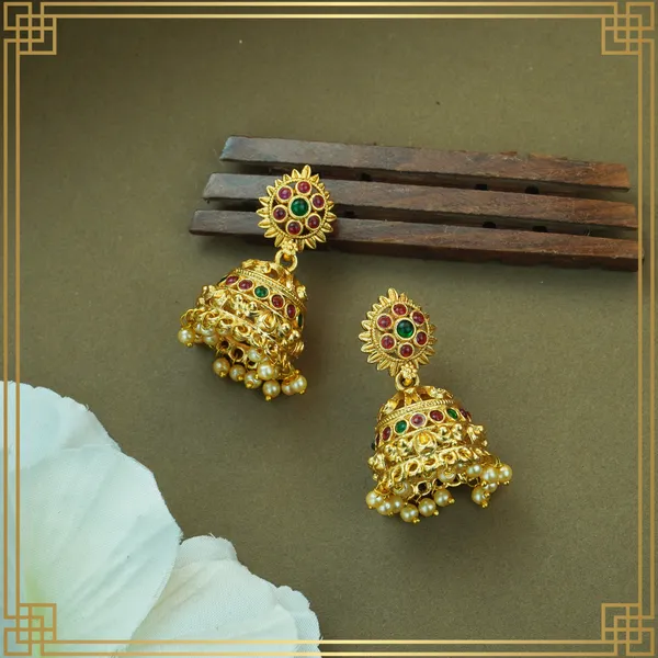 Multicolor_Alloy_Premium_Earring_&_Pendant_Combo_Set|_South_Indian_Jewellery
