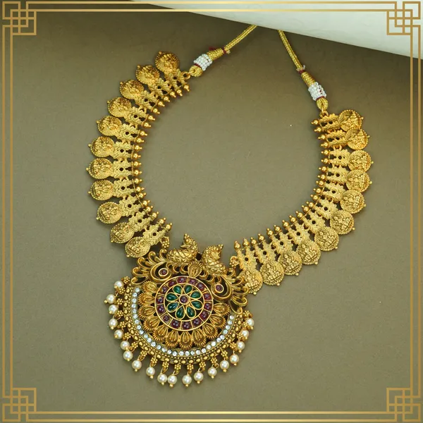 Multicolor_Alloy_Premium_Earring_&_Necklace_Combo_Set_|_South_Indian_Jewellery