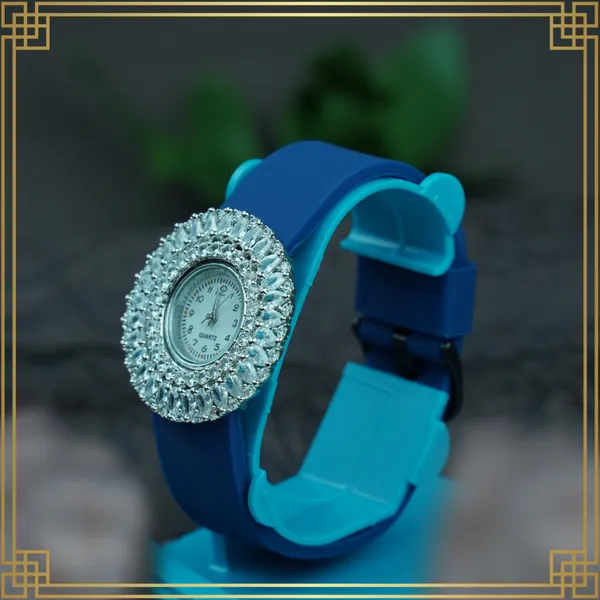 Navy_Blue_Women'S_Dial_Analog_Round_Watch