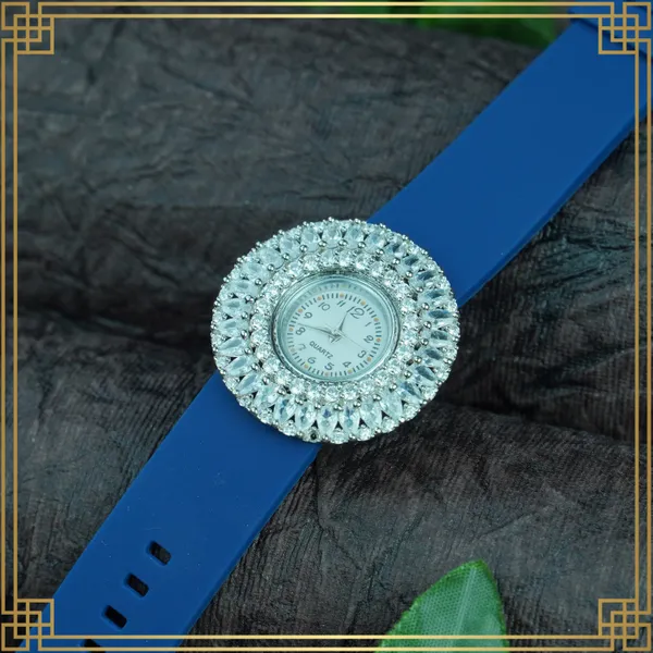 Navy_Blue_Women'S_Dial_Analog_Round_Watch