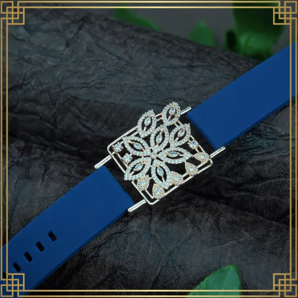 Navy_Blue_Wrist_Watch_Style_Rose_Gold_Plated_Bracelet_-_Perfect_Gift_For_Her