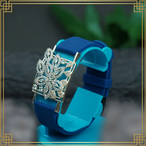 Navy_Blue_Wrist_Watch_Style_Rose_Gold_Plated_Bracelet_-_Perfect_Gift_For_Her
