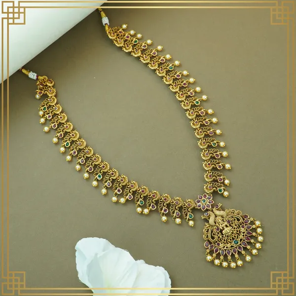 Matte_Finish_Temple_Jewellery_Bridal_Combo_Set_|_South_Indian_Jewellery