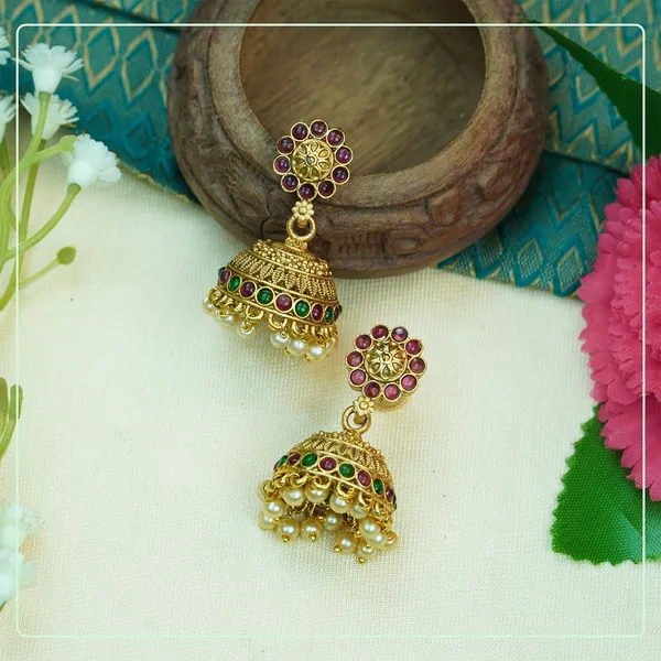 Multicolor_Alloy_Premium_Earring_&_Necklace_Set_|_South_Indian_Jewellery