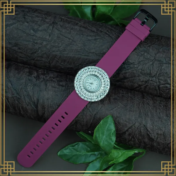 Red_Women'S_Dial_Analog_Round_Watch