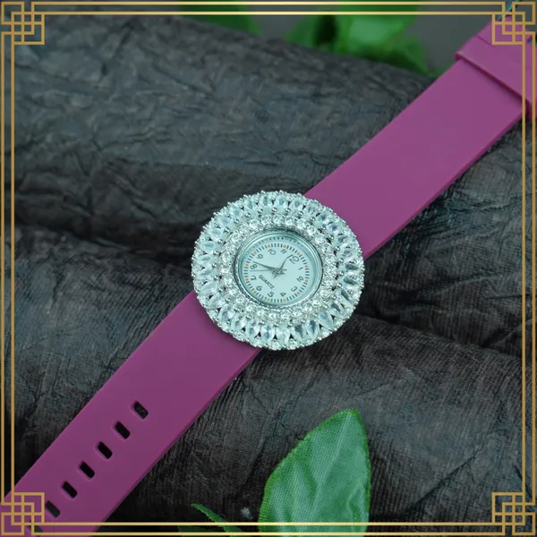 Red_Women'S_Dial_Analog_Round_Watch