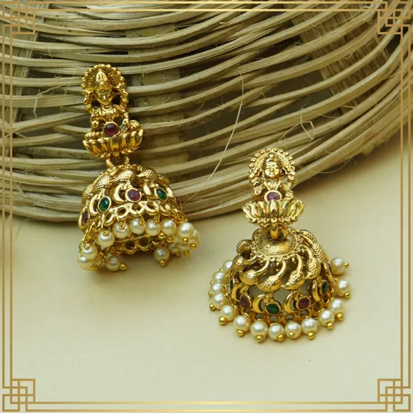 Modern_Temple_Long_Necklace_And_Earrings_Set_|_South_Indian_Jewellery
