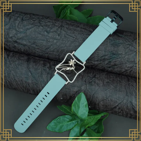 Blue_Wrist_Watch_Style_Rose_Gold_Plated_Bracelet_-_Perfect_Gift_For_Her