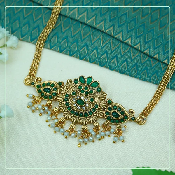 Multicolor_Alloy_Premium_Earring_&_Necklace_Set_|_South_Indian_Jewellery