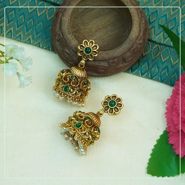 Multicolor_Alloy_Premium_Earring_&_Necklace_Set_|_South_Indian_Jewellery