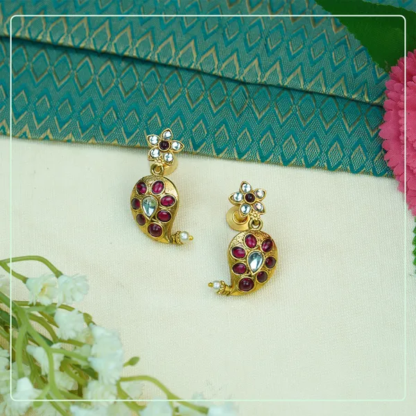 Multicolor_Alloy_Premium_Earring_&_Necklace_Set_|_South_Indian_Jewellery