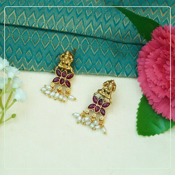 Multicolor_Alloy_Premium_Earring_&_Necklace_Set_|_South_Indian_Jewellery