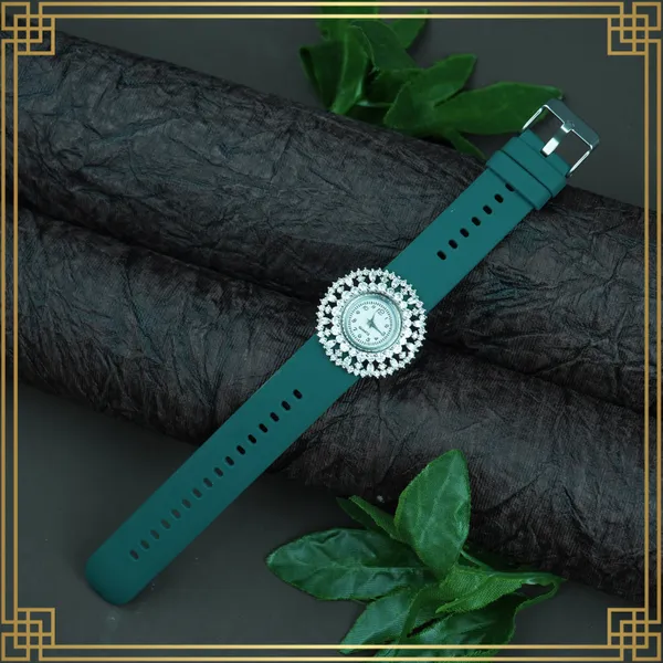 Olive_Green_Women'S_Dial_Analog_Round_Watch
