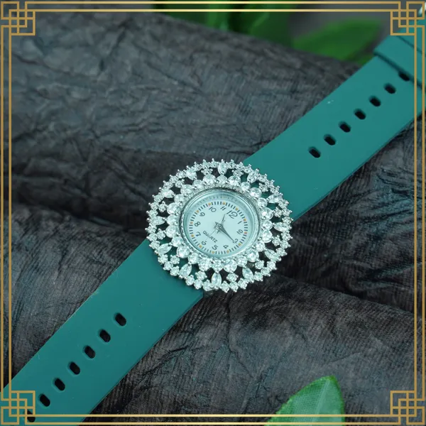 Olive_Green_Women'S_Dial_Analog_Round_Watch