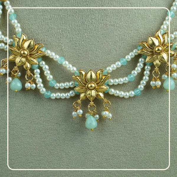 Jyotipadmika_Necklace_|_Radiant_Pearl_Mala_with_Lotus_Design