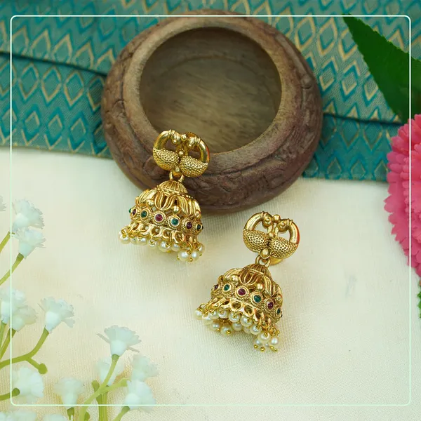 Multicolor_Alloy_Premium_Earring_&_Necklace_Set_|_South_Indian_Jewellery