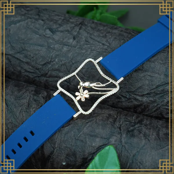Navy_Blue_Wrist_Watch_Style_Rose_Gold_Plated_Bracelet_-_Perfect_Gift_For_Her
