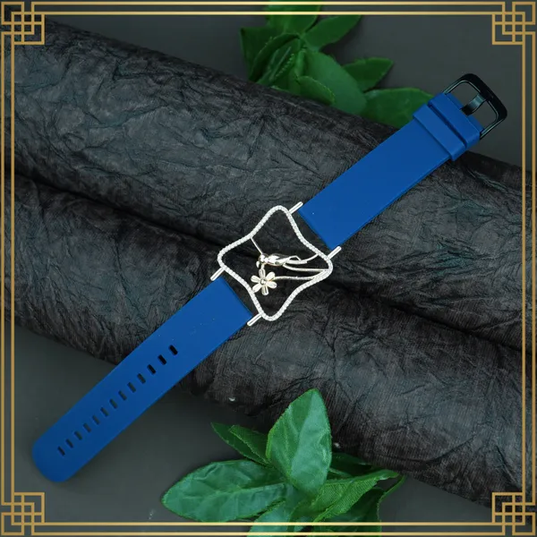 Navy_Blue_Wrist_Watch_Style_Rose_Gold_Plated_Bracelet_-_Perfect_Gift_For_Her