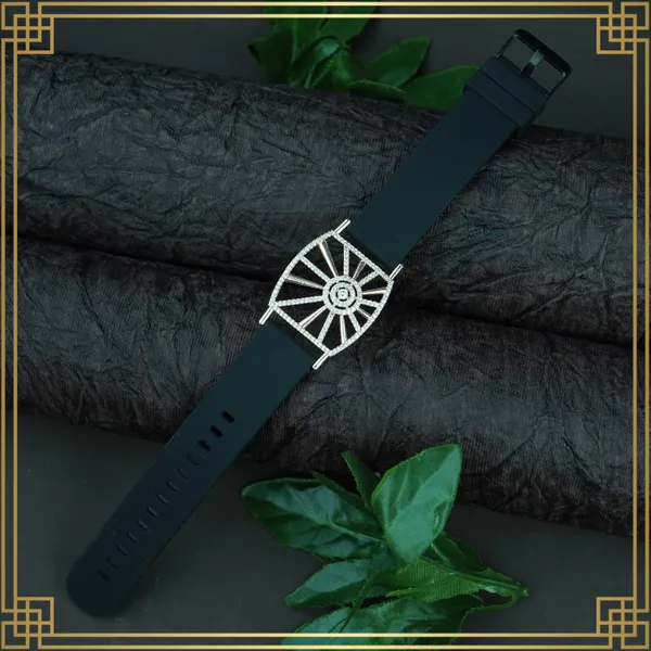 Dark_Green_Wrist_Watch_Style_Rose_Gold_Plated_Bracelet_-_Perfect_Gift_For_Her