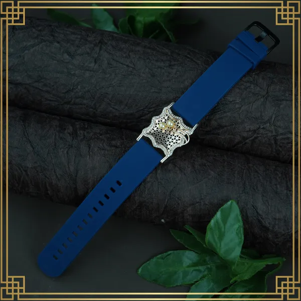 Navy_Blue_Wrist_Watch_Style_Rose_Gold_Plated_Bracelet_-_Perfect_Gift_For_Her